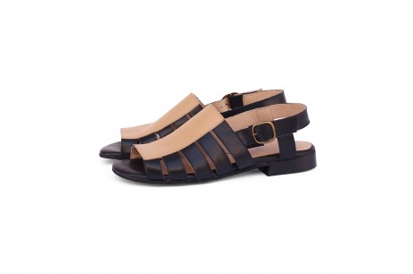 Black gladiator sandals women